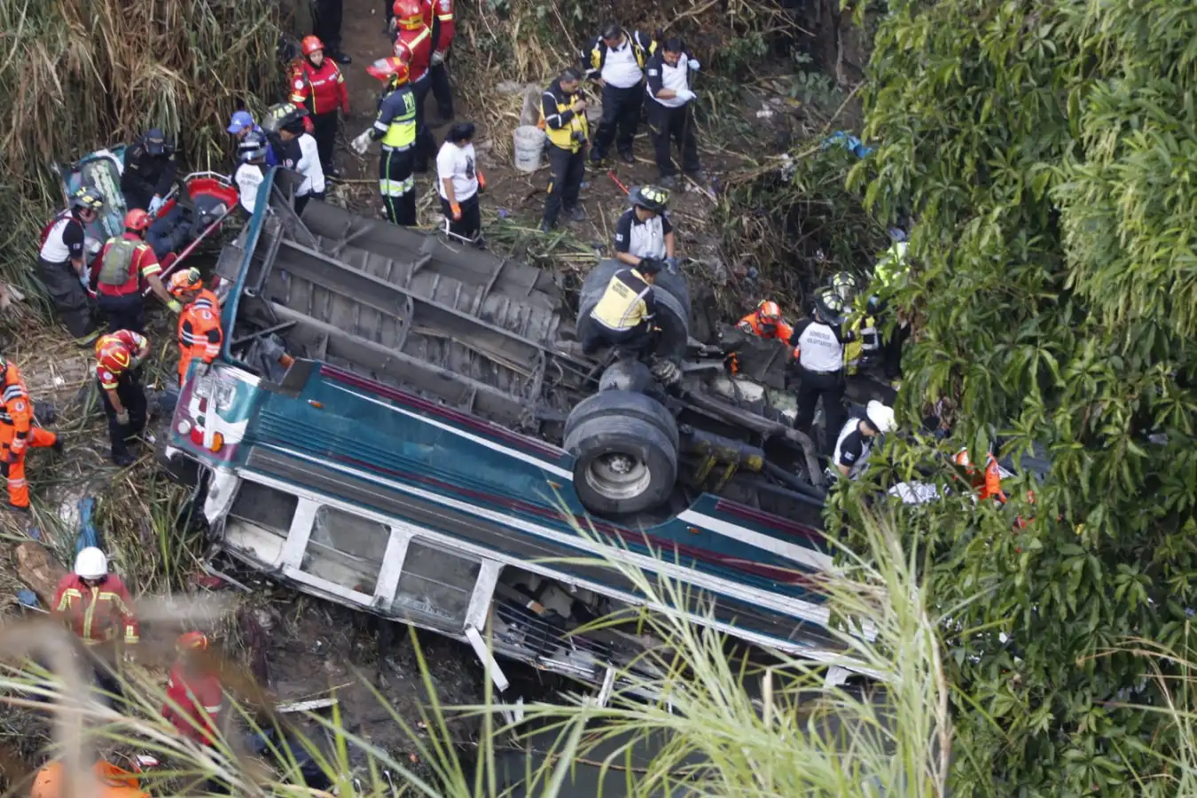 Tragedia en Guatemala: Más de 30 muertos en fatal accidente de autobús