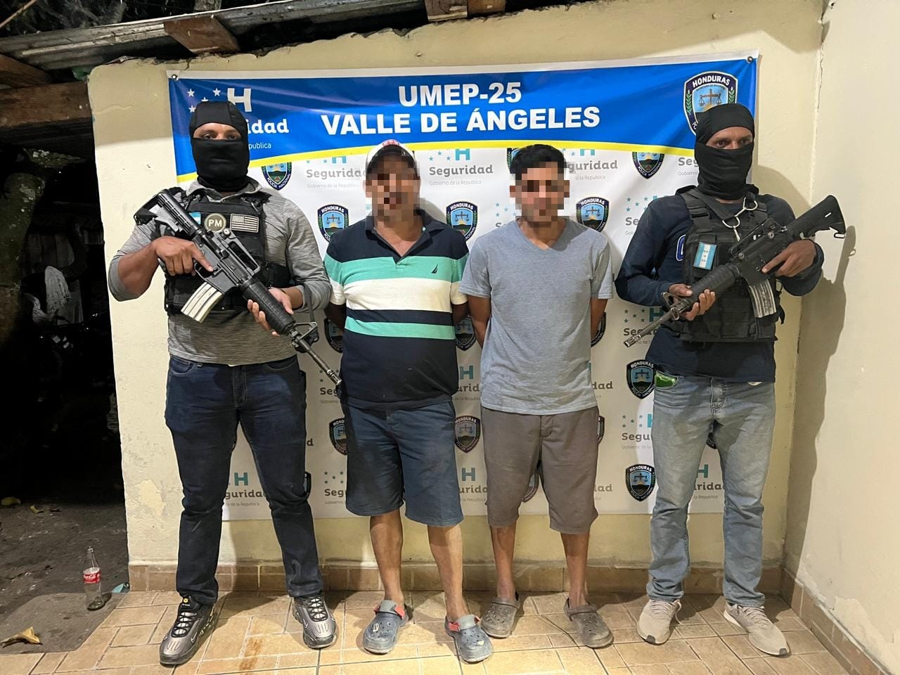 Capturan a dos presuntos miembros de «Los Velásquez» tras enfrentamiento en Cantarranas